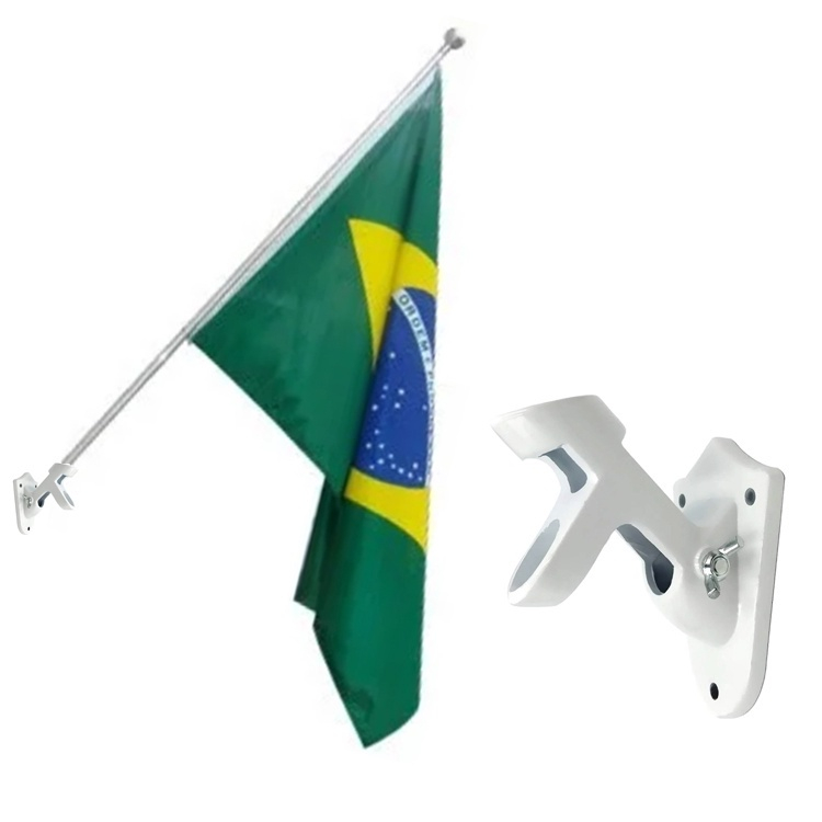 Suporte Base Metal Parede Para Mastro de Bandeira 2 Posições em Promoção na Americanas Suporte Base Metal Parede Para Mastro de Bandeira 2 Posições em Promoção na Americanas