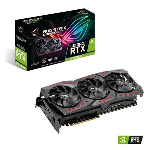 Placa De Vídeo Asus Nvidia Geforce Rog Strix Rtx 2070 Super 8gb Gddr6 256  Bits - ROG-STRIX-RTX2070S-8G-GAMING em Promoção na Americanas