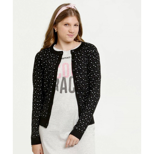 cardigan juvenil feminino