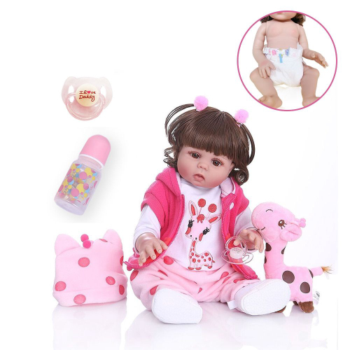 Bebê Reborn Menina Silicone Inteira no Shoptime