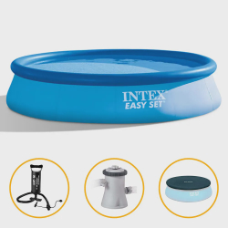 Kit Piscina Inflável 5.621 Litros + Filtro Capa Bomba Intex é boa?