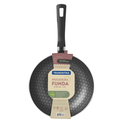 Frigideira funda tramontina loreto em alumínio com revestimento interno antiaderente starflon T1 grafite 24 cm 2,2 L Menor preço em Frigideira funda tramontina loreto em alumínio com revestimento interno antiaderente starflon T1 grafite 24 cm 2,2 L