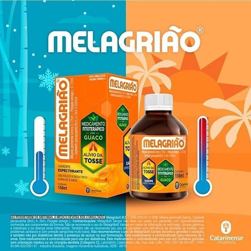 Kit 2 Melagriao Xarope Expectorante 150ml - Catarinense em Promoção na  Americanas