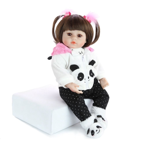 Conjunto de Roupas Boneca Bebê Reborn Panda 48cm 4 Peças em Promoção na  Americanas