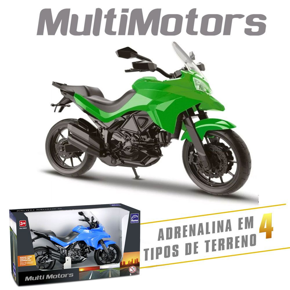 Roma moto corrida de brinquedo super bikes motor cycle verde em Promoção na  Americanas