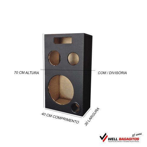 Caixa Bob Residencial 12 Trio C Medio 8 Mdf