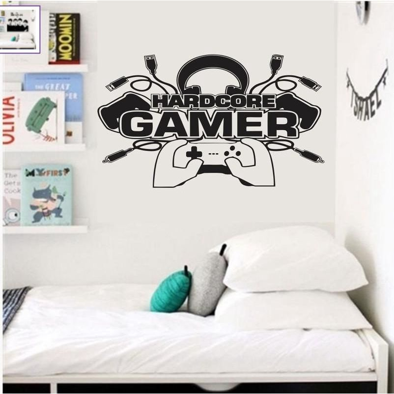 Adesivo de Parede Decorativo Casa Sala de Jogos Games Gamer