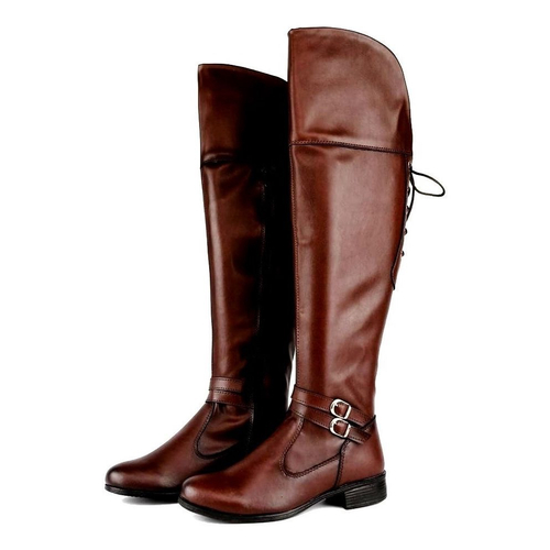 botas cano longo acima do joelho