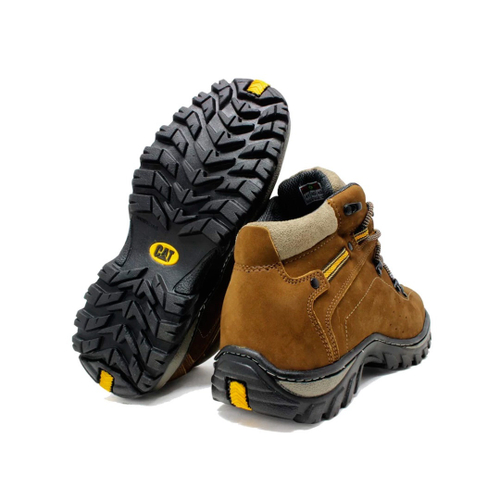 Bota caterpillar couro botina marrom adventure em Promoção na Americanas