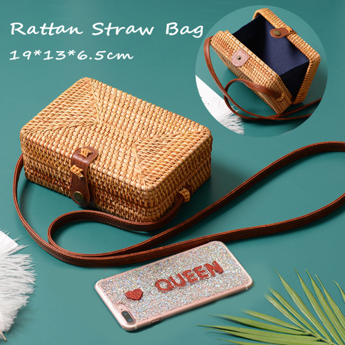 rattan bolsa square