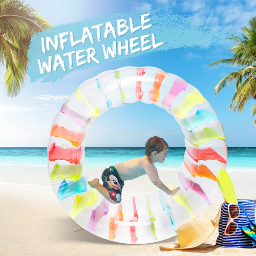 Roda De Agua Inflavel Flutuador Rolo Piscina Brinquedo Nadar Rolo Praia Jogo De Verao Festa Acessorios Coloridos Piscina Material De Pvc Nas Americanas