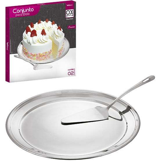 Comprar Jogo Para Bolo e Torta - Mega Inox - Casa Bonita Utilidades