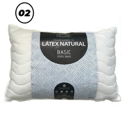 Kit 02 Travesseiro Flocos De Látex Natural Basic 13 cm Perfil Baixo Látex Foam Menor preço em Kit 02 Travesseiro Flocos De Látex Natural Basic 13 cm Perfil Baixo Látex Foam