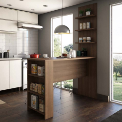 Bancada Mesa Gourmet para Cozinha com Painel Suprema Luciane Móveis é boa?