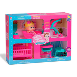 Boneca Little Dolls Kit Casinha Completo Diver Toys Menor preço em Boneca Little Dolls Kit Casinha Completo Diver Toys