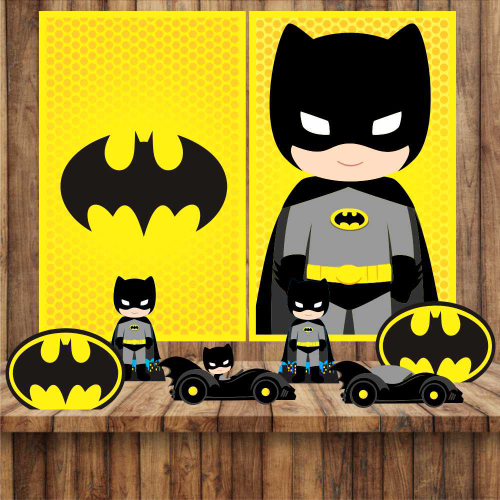 KIT FESTA EM CASA BATMAN