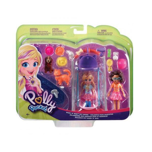 Boneca Polly Pocket Com Capuz De Bichinho E Clipe - Mattel