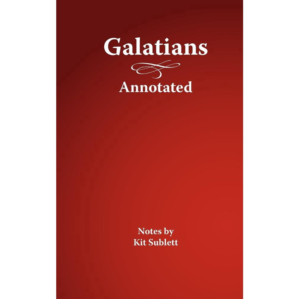 Galatians, Annotated No Shoptime