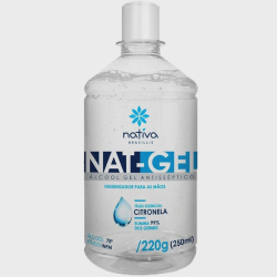 Álcool em Gel 70% Higienizador de Mãos com Citronela 250ml Menor preço em Álcool em Gel 70% Higienizador de Mãos com Citronela 250ml