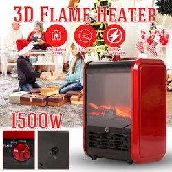 11.8inch 1500W Aquecedor Elétrico Protable 3 Gears Knob Control Simulado Chama Fogão 220V Vermelho é boa?