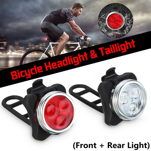 Luz dianteira e traseira para bike Clearance