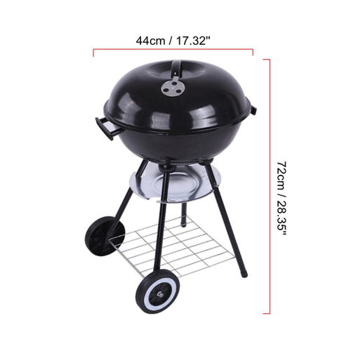 17 Charcoal Barbecue Bbq Grill Pit Outdoor Camping Cooker Bars Backyard Tool Em Promoção Ofertas Na Americanas Charcoal Barbecue Bbq Grill Pit Outdoor, Large Round Charcoal Grills