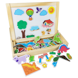 Lousa Magnética Infantil 2 em 1 Quadro Branco e Negro 64 Pçs é boa?