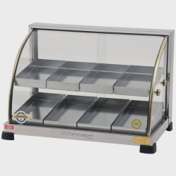 Menor preço em Estufa Para Salgados Ouro Curva Dupla 8 Bandejas Marchesoni - 220 V