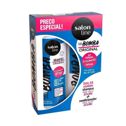 Shampoo + Condicionador Salon Line Hidratante Bomba Original 200ml Menor preço em Shampoo + Condicionador Salon Line Hidratante Bomba Original 200ml