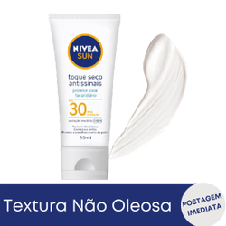 Protetor Solar Facial Nivea Sun Toque Seco Antissinais Fps30 Menor preço em Protetor Solar Facial Nivea Sun Toque Seco Antissinais Fps30
