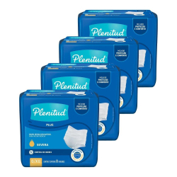 Fralda Descartável Geriátrica/Adulto Plenitud Protect Plus Tamanho g/xg 4 Pacotes com 8 Tiras Menor preço em Fralda Descartável Geriátrica/Adulto Plenitud Protect Plus Tamanho g/xg 4 Pacotes com 8 Tiras