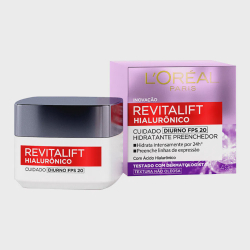 Creme Anti-idade L'Oréal Paris - Revitalift Hialurônico Diurno fps 20 Menor preço em Creme Anti-idade L'Oréal Paris - Revitalift Hialurônico Diurno fps 20