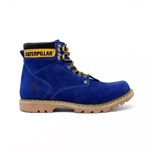 Bota Caterpillar 2160 em Couro - Azul em Promoção na Americanas