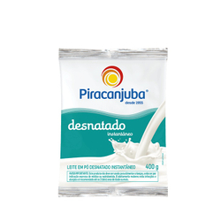Leite em po desnatado 400G piracanjuba Menor preço em Leite em po desnatado 400G piracanjuba
