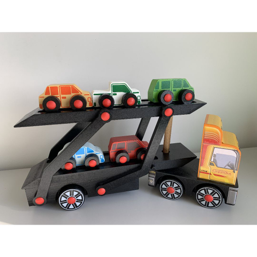 Caminhao De Brinquedo Truck Cegonha Com 4 Carrinhos Lider em Promoção na  Americanas