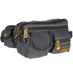 Pochete Masculina Reforçada Bolsa Cintura De Lona Multiuso Menor preço em Pochete Masculina Reforçada Bolsa Cintura De Lona Multiuso