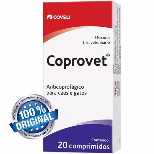 Coprovet 20 Comprimidos  Anticoprofágico Para Cães E Gatos