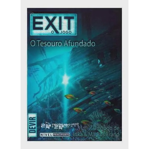 Exit O Tesouro Afundado Jogo Cartas Escape Room Portugues em Promoção na  Americanas