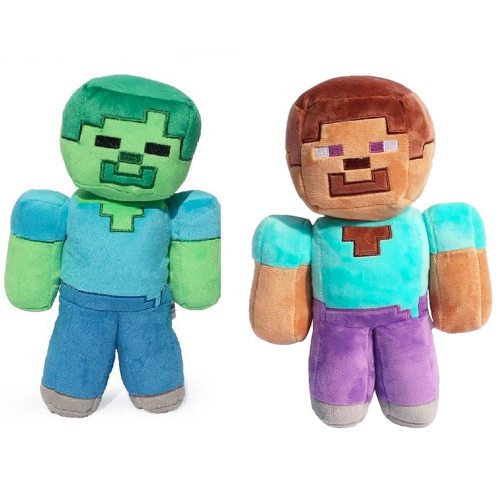 7pic Animais de pelúcia Minecraft Zombies Pelúcia Toy Figures_w