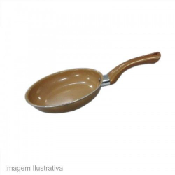 Frigideira antiaderente ceramic 24CM cor cobre Menor preço em Frigideira antiaderente ceramic 24CM cor cobre
