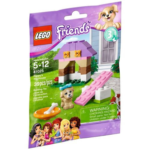 Brinquedo Lego Friends Casinha do Puppy com 39 peças 41025 em