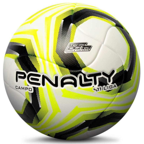 Bola Campo S11 Liga X Branco/amarelo/preto Penalty - Casa