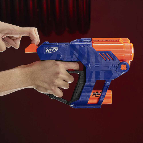 Lança Dardos Nerf Elite Shellstrike - E6171 - Hasbro