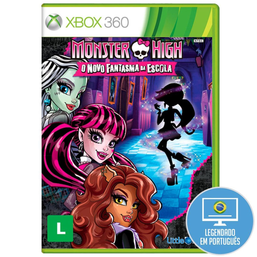 Jogo Monster High: O Novo Fantasma da Escola PlayStation 3 Little Orbit em  Promoção é no Bondfaro