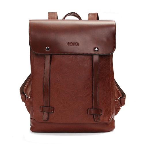 Mochila vintage couro clearance