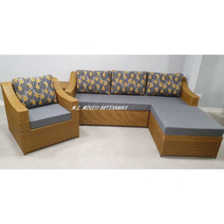 Jogo de Sofá Fibra Sintetica Conjunto Poltrona e Chaise Vime Menor preço em Jogo de Sofá Fibra Sintetica Conjunto Poltrona e Chaise Vime