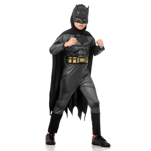 Fantasia Batman com Musculatura Infantil - Liga da Justiça em Promoção na  Americanas