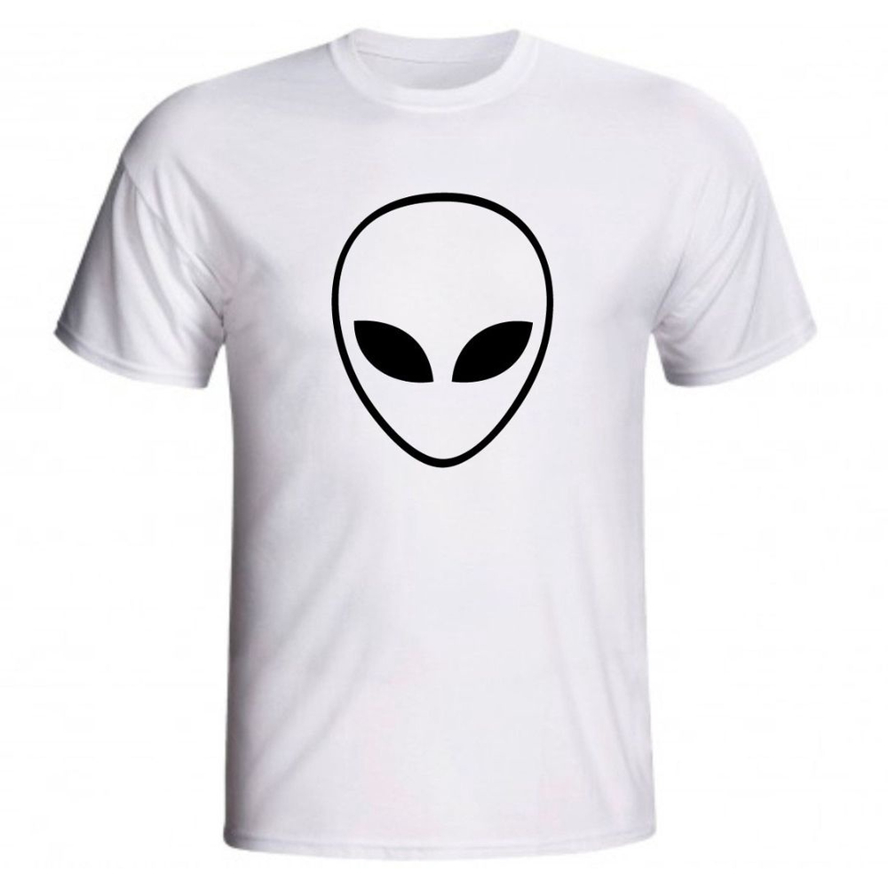 Camiseta masculina Alien Pizza Extraterrestre Desenho Camisa Blusa Branca  Estampada em Promoção na Americanas