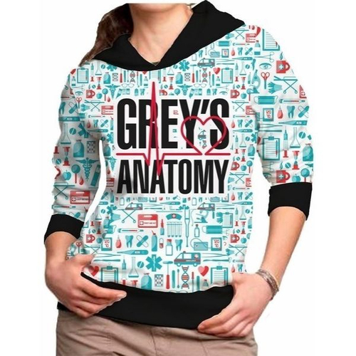 grey's anatomy moletom com capuz it's a beautiful day to save lives