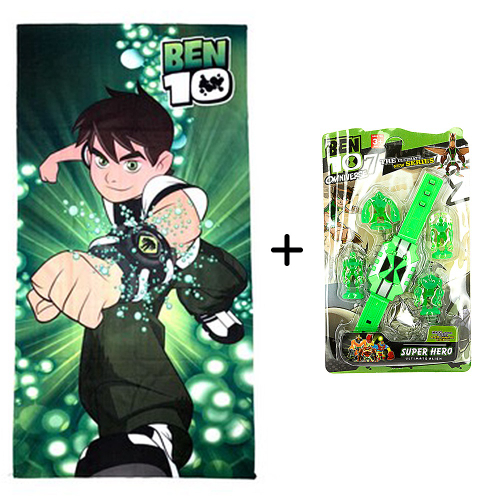 Relógio BEN10 digital verde com luzes E musica infantil